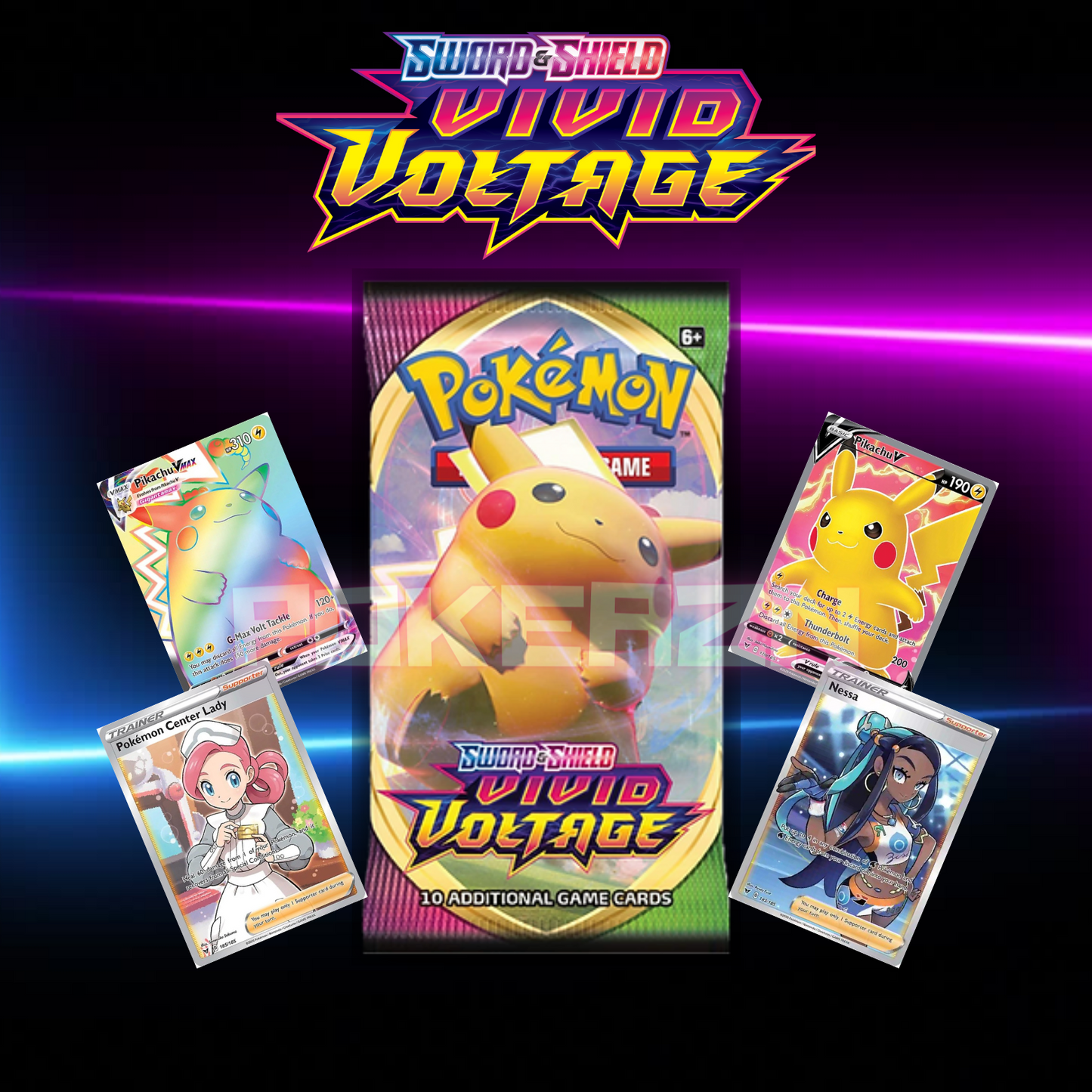 Sword&Shield Vivid Voltage Booster Pack